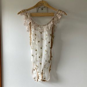 NWT FREE PEOPLE Intimately Lace Bodysuit